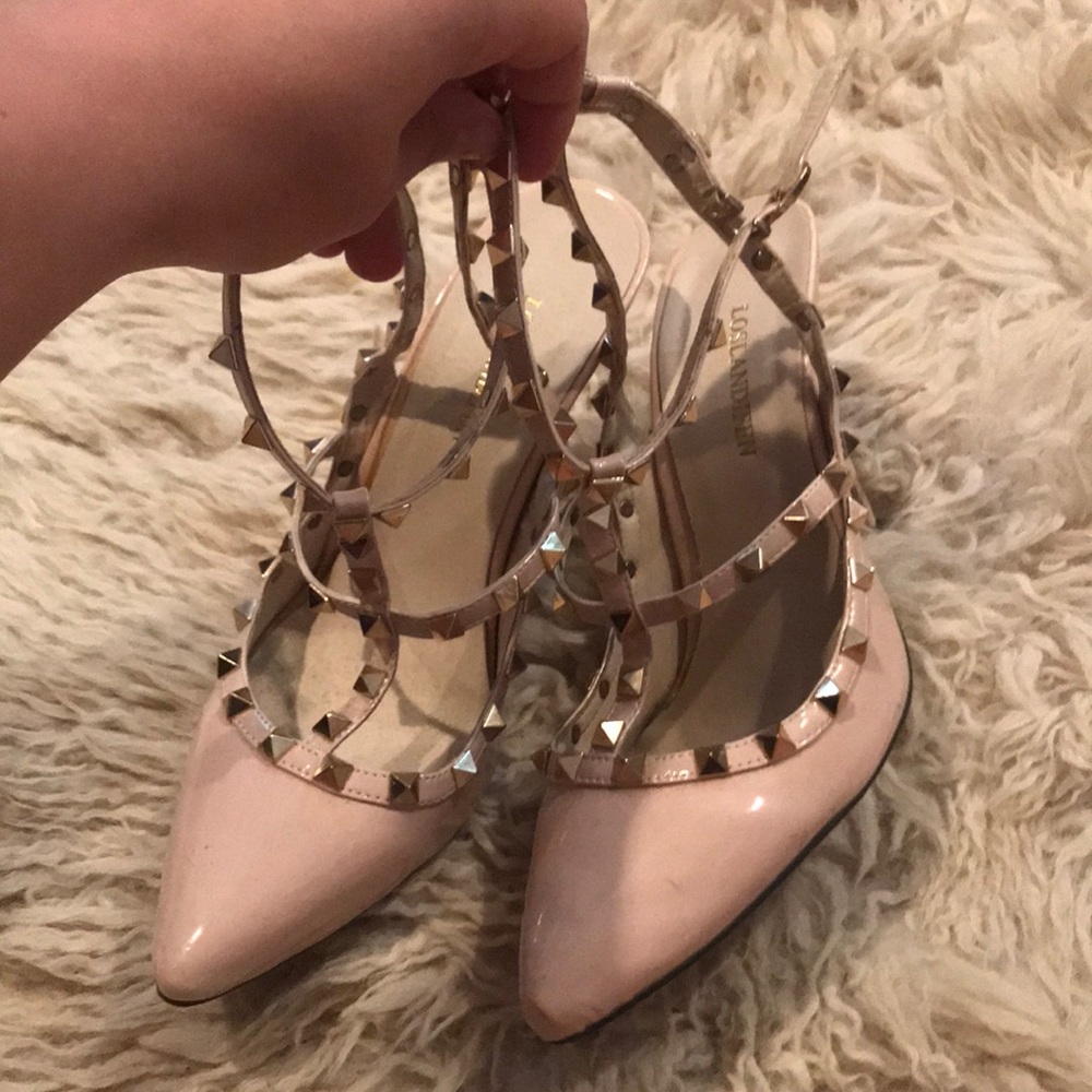 studded heels